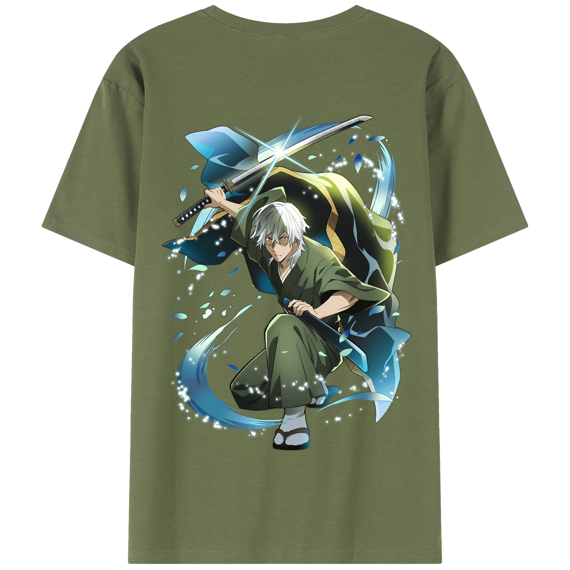 （画像用） 文豪ストレイドッグス Bungo Stray Dogs 綿100％半袖Tシャツ（背面プリント）